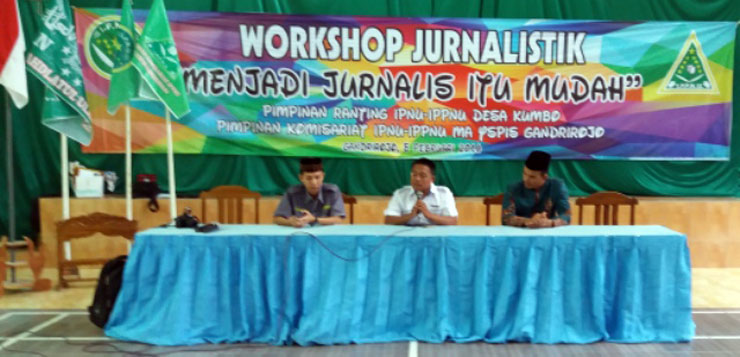 Kader IPNU-IPPNU Dilatih Menulis Berita