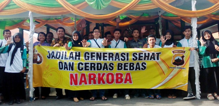 Kasus Narkoba Tinggi, Pelajar NU Rembang Jadi Agen Anti Narkoba