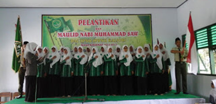 Pelantikan PAC IPNU-IPPNU Kecamatan Kaliori