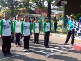 Lomba Gerak Jalan Cepat 8 Km, IPNU Rembang Kenalkan CBP