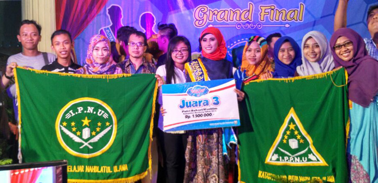 Ketua IPPNU Juara 3 Putri Bahari Rembang 2016