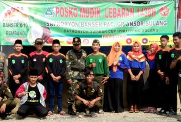 CBP KPP dan Banser Siagakan Posko Mudik Bersama