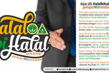 HALALBIHALAL ONLINE - PELAJAR NU REMBANG