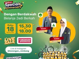 PC IPNU IPPNU Rembang Eksis lagi di LiveSalerembang Dalam Rangka 1st Anniversary rumahbumnsig