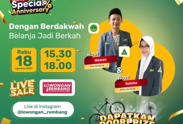 PC IPNU IPPNU Rembang Eksis lagi di LiveSalerembang Dalam Rangka 1st Anniversary rumahbumnsig